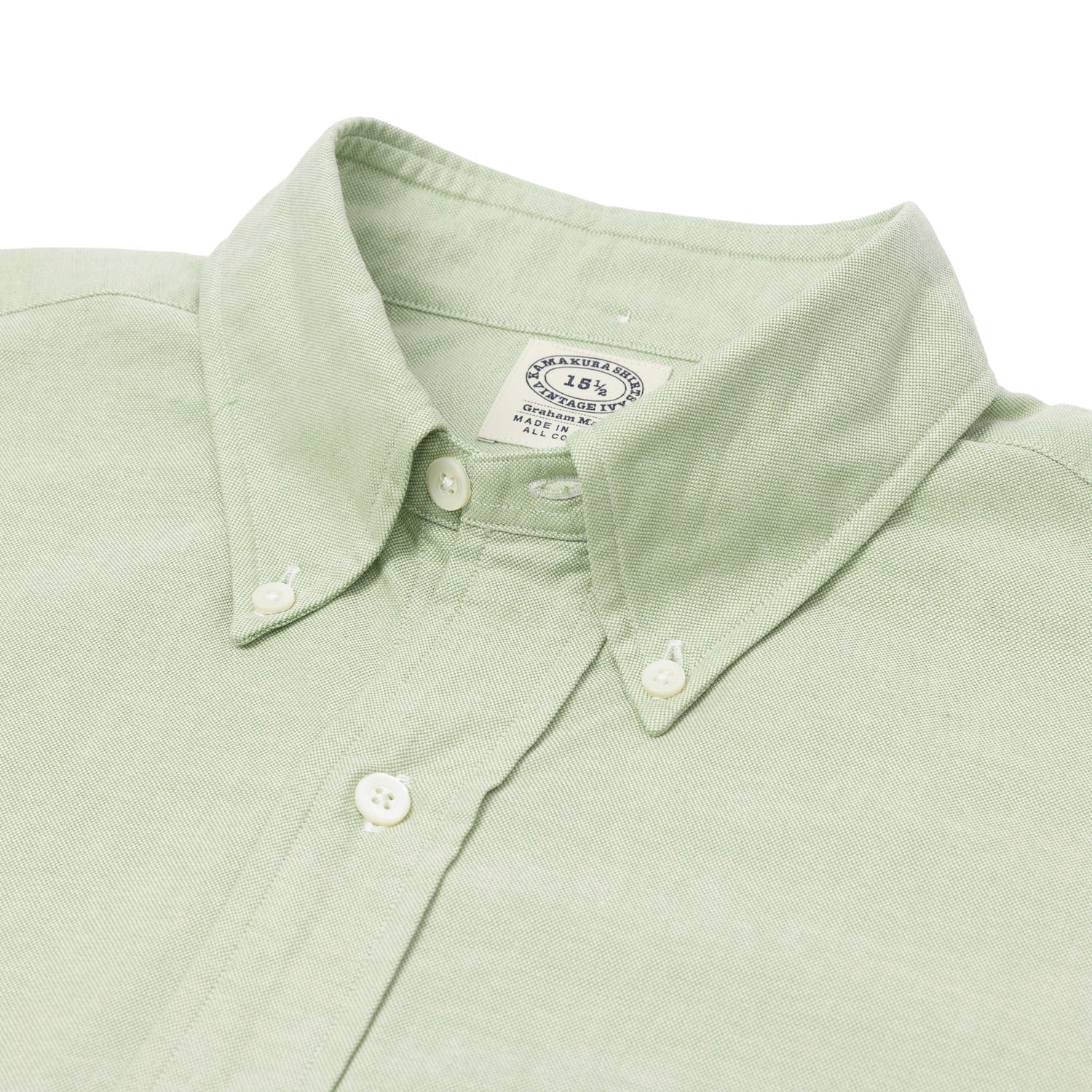 Kamakura x MJ: Shirt "Ivy Oxford Shirt" made from pure Cotton - Japanese Item